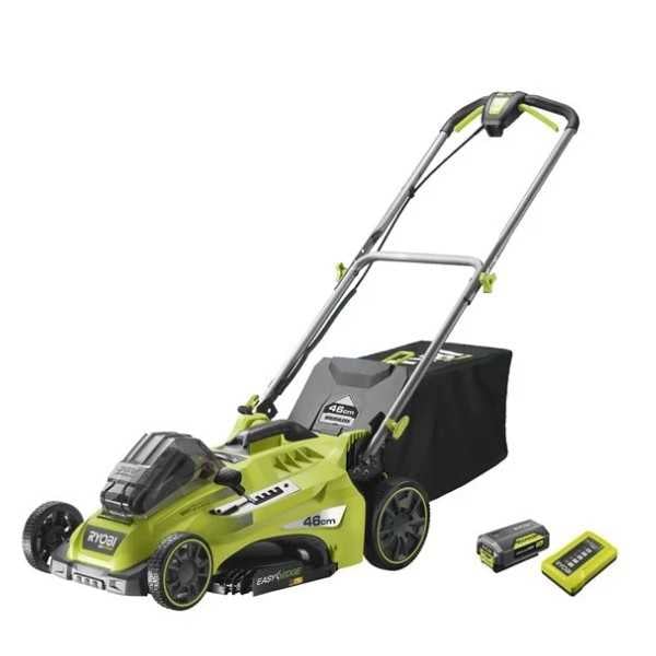 Tondeuse à gazon sans balais Ryobi avec mouvement assisté 36v (1x 5,0ah) Tondeuse à gazon sans balais Ryobi avec mouvement assisté 36v (1x 5,0ah)