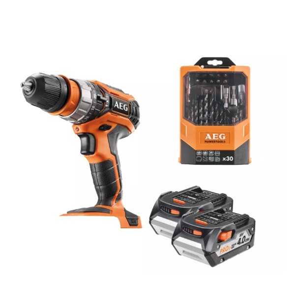 Aeg  Perceuse à Percussion 18 V Avec Mandrin Interchangeable