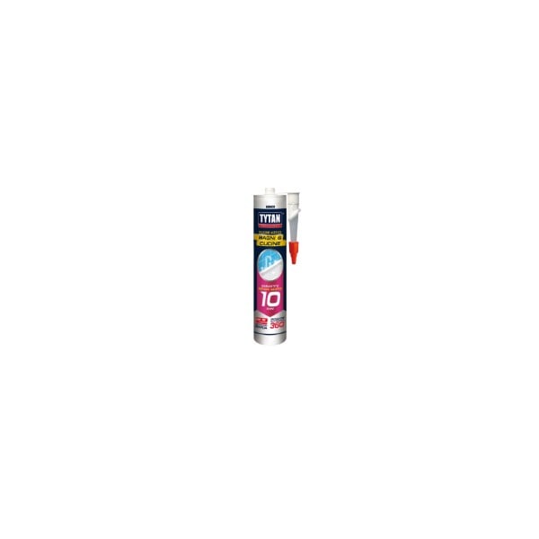 Tytan Professional Acétique Silicone Salles de Bains et Cuisines 280 ml Blanc Tytan Professional Acétique Silicone Salles de Bains et Cuisines 280 ml Blanc