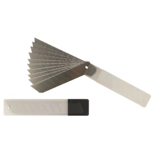 Pack de 10 lames de rechange pour cutter 18 mm TECNOMAB