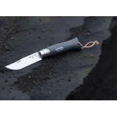 Couteau Opinel Nb6 Marron/Noir