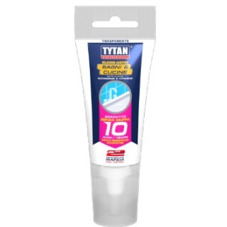 Tytan Professional Silicone Acetico Bagni e Cucine 60ml Trasparente