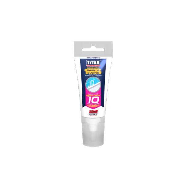 Tytan Professionnel Acétique Silicone Salles de Bains et Cuisines 60 ml Transparent Tytan Professionnel Acétique Silicone Salles de Bains et Cuisines 60 ml Transparent