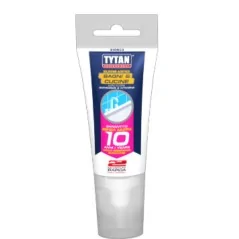 Tytan Professional Silicone Acetico Bagni & Cucine 60 ml Bianco