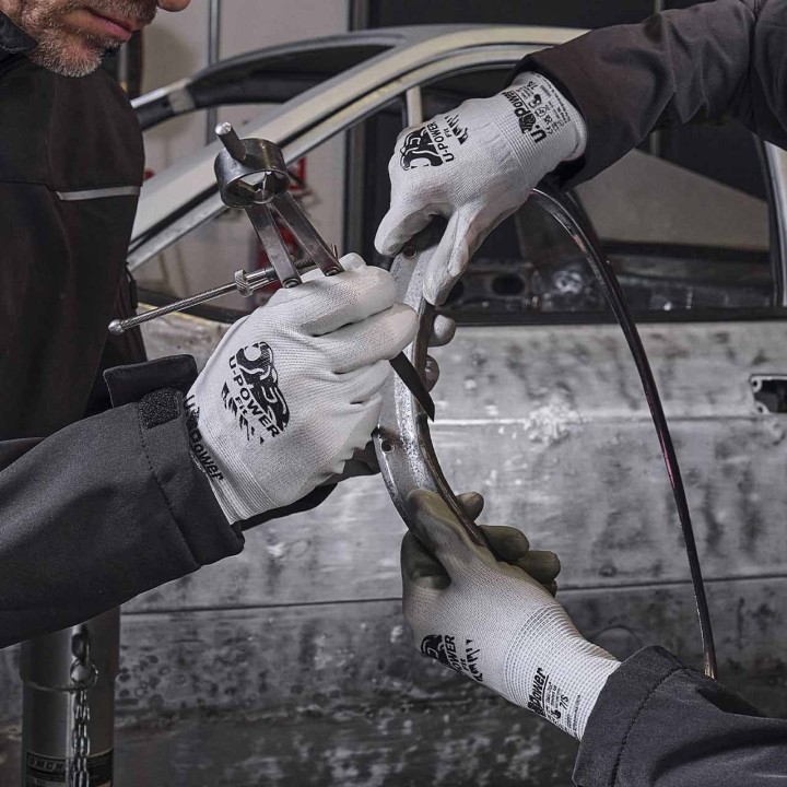 Guanti Da Lavoro Fit Bianco/Grigio U-power