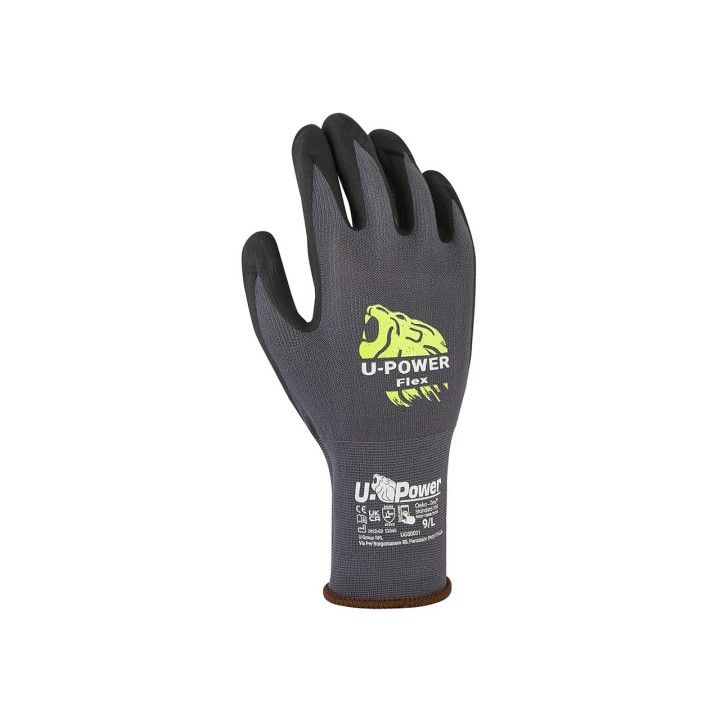 Guanti Da Lavoro Flex Grigio U-power