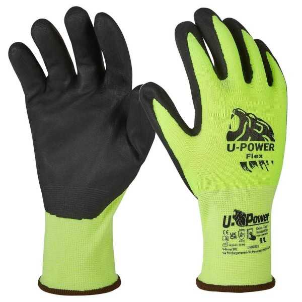 Gants de travail Flex Verdefluo U-power Gants de travail Flex Verdefluo U-power