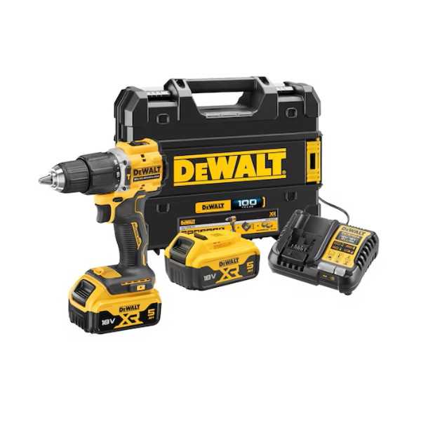 Perceuse-visseuse Dewalt avec percussion 100 ans 18V Xr