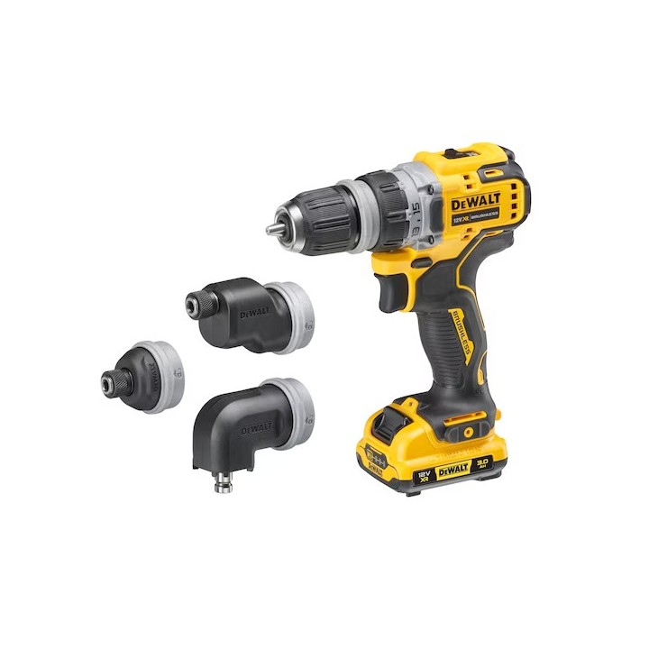 DEWALT DCD703L2T-QW dettaglio mandrino autoserrante 10 mm
