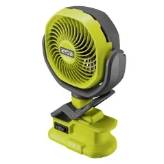 Ventilateur Ryobi avec pince 18V
