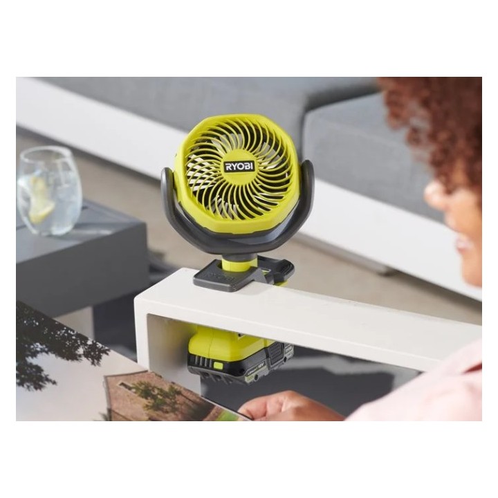 Ryobi Ventilatore Con Pinza 18V