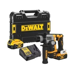 Perceuse à percussion sans balais Dewalt SDS Plus 18V XR 16mm - 2 x 5Ah