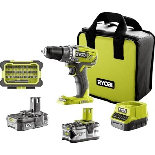 Perceuse-visseuse sans fil Ryobi 18 Volts 50 Nm