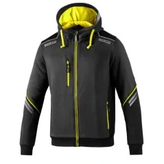 Sparco Felpa Tecnica Full Zip Con Cappuccio Colorado