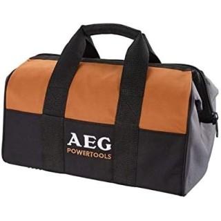 Sac à outils AEG orange avec ouverture zippée et fond renforcé