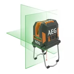 Niveau laser vert Aeg - 3 lignes + plomb