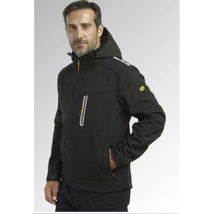 Diadora Giacca Softshell Carbon Tech