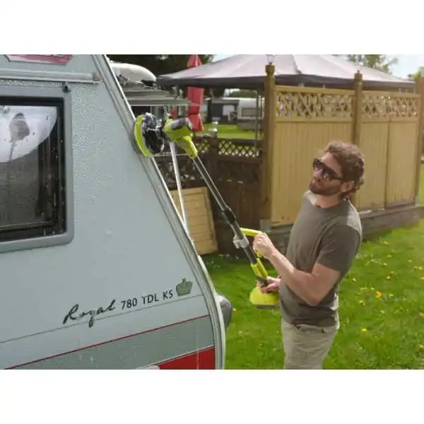 Ryobi Spazzola rotante telescopica 18V