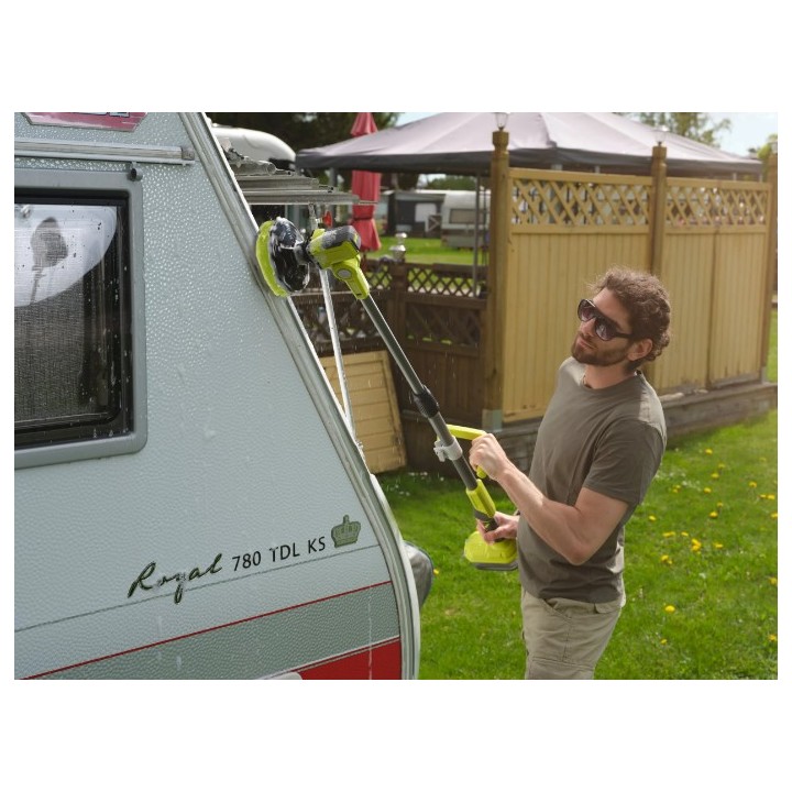 Dettaglio della spazzola diametro 15 cm RYOBI 18V