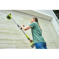 Ryobi Spazzola rotante telescopica 18V