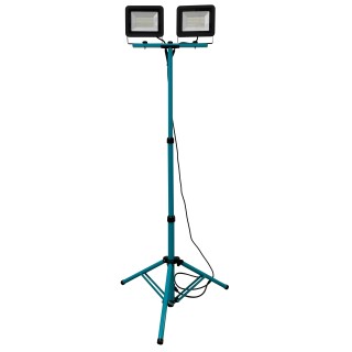 Projecteur LED télescopique TWINS 2x50W sur trépied extensible