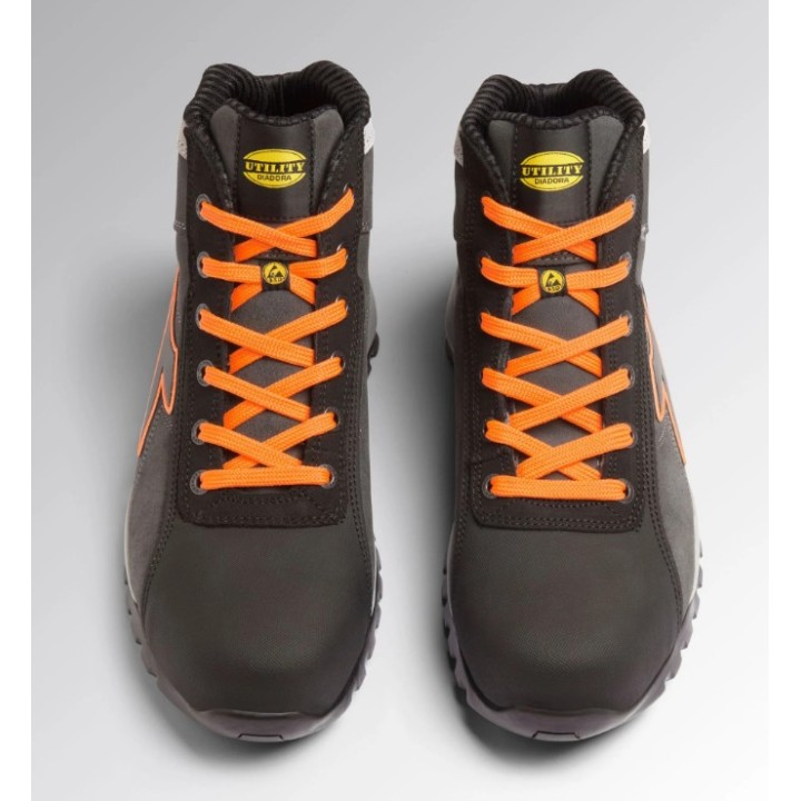 Diadora Glove Net Mid Pro S3L ESD dettaglio puntale e tomaia