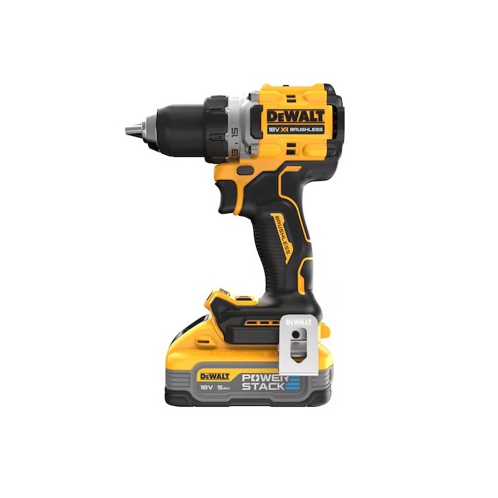 DEWALT DCD800H2T-QW avec batterie POWERSTACK 5,0Ah montée