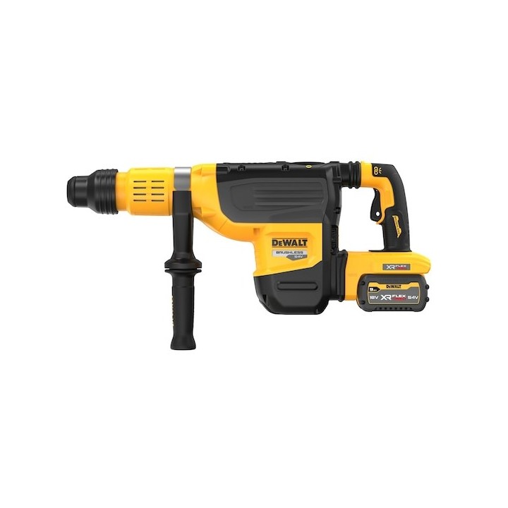 DEWALT DCH775X2-QW détail de la poignée latérale réglable et du corps