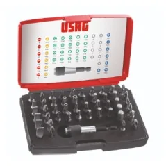 Usag Assortimento Di Inserti Per Avvitatura (49Pz)-Attacco 1/4"