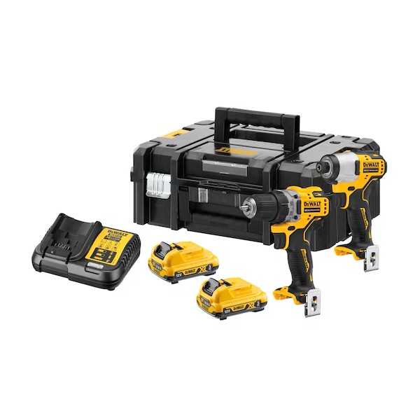 Kit perceuse-visseuse + clé à chocs Dewalt Kit perceuse-visseuse + clé à chocs Dewalt