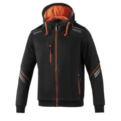Sparco Felpa Tecnica Full Zip Con Cappuccio Colorado