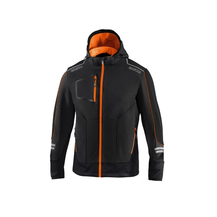 Détail manche et bande réfléchissante de la veste SPARCO York