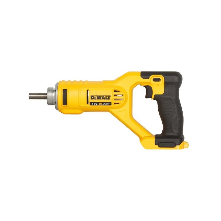 DEWALT DCE531N-XJ vue de dessus du vibrateur à béton