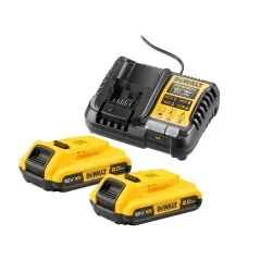 Dewalt Kit Batterie XR 18V 2Ah + Caricabatterie