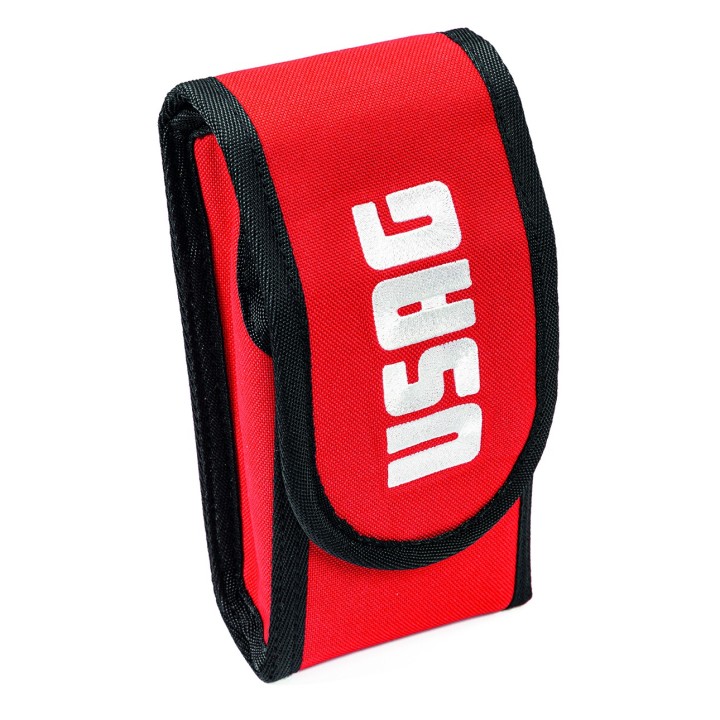 Kit USAG 324 XP/B16: astuccio in nylon con 16 inserti lunghi e cavo USB‑C