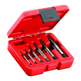 Jeu 6 extracteurs coniques USAG 458 S6 dans coffret plastique, finition satinée