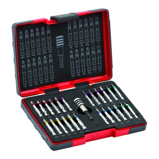 Usag Assortiment d'embouts longs pour tournevis (25 pièces) connexion 1/4"
