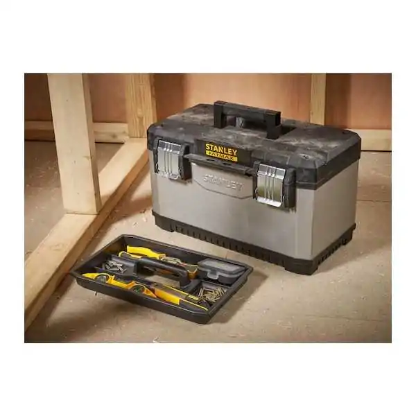 Cassette FatMax métal-plastique Stanley avec plateau Cassette FatMax métal-plastique Stanley avec plateau