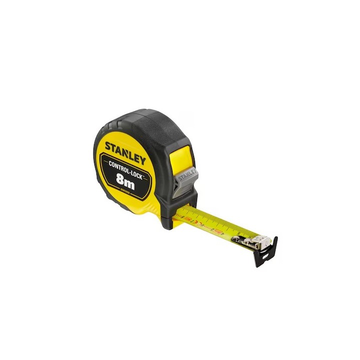 Mètre ruban Stanley Control-Lock 8M 25 mm