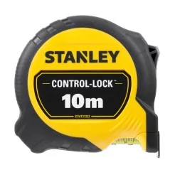 Mètre ruban Stanley Control-Lock 10M (largeur 25 mm)