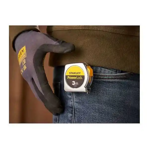 Stanley Powerlock Cassa In Materiale Sintetico 3 Metri Stanley Powerlock Cassa In Materiale Sintetico 3 Metri