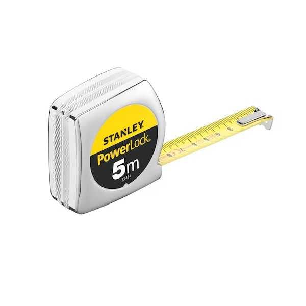 Stanley Powerlock Cassa In Materiale Sintetico 5 Metri