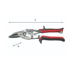 Usag Cesoie a doppia leva per lamiere