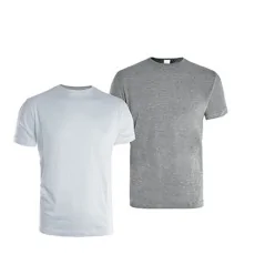 Kapriol Set 2 T-Shirt Bianco e Grigio