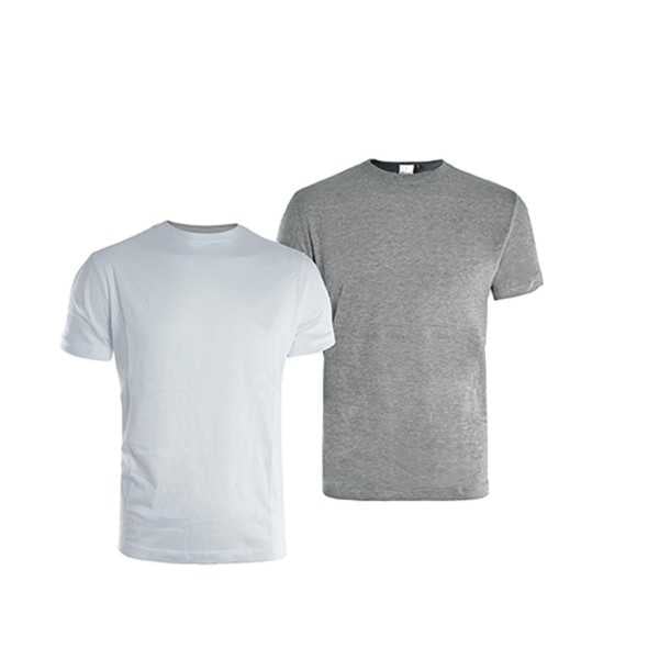 Kapriol Set 2 T-Shirt Bianco e Grigio