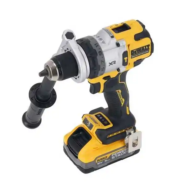 Dewalt Trapano Avvitatore 3 Velocità Con Percussione XR 18V Con Motore BRUSHLESS - 2 x XR 18V Powerstack 5Ah Dewalt Trapano Avvitatore 3 Velocità Con Percussione XR 18V Con Motore BRUSHLESS - 2 x XR 18V Powerstack 5Ah