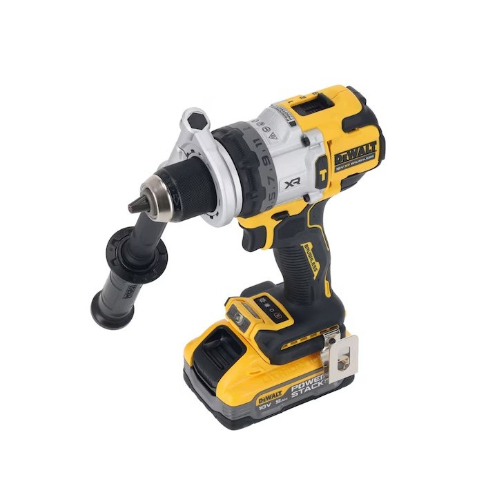 DEWALT DCD1007H2T-QW dettaglio selettore coppia e impostazioni velocità