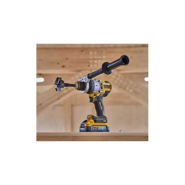 Dewalt Perceuse Visseuse  3 Vitesses à Percussion XR 18V Avec Moteur BRUSHLESS - 2 x XR 18V Powerstack 5Ah Dewalt Perceuse Visseuse  3 Vitesses à Percussion XR 18V Avec Moteur BRUSHLESS - 2 x XR 18V Powerstack 5Ah