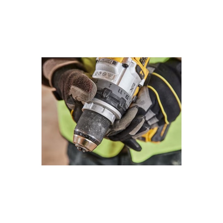 DEWALT DCD1007H2T-QW impugnatura e scocca resistente