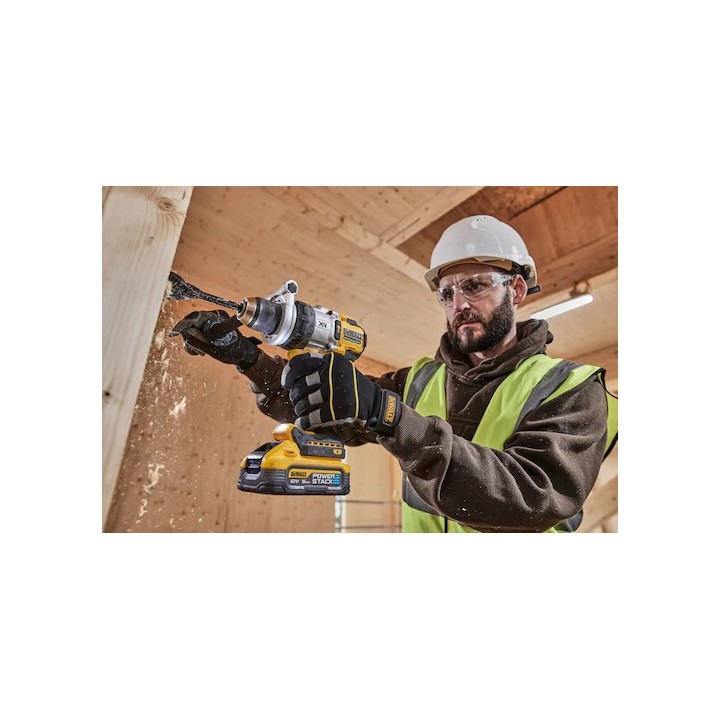 DEWALT DCD1007H2T-QW vista ingrandita del mandrino autoserrante